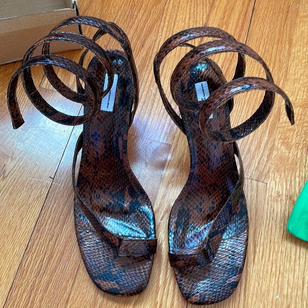 Maison Femalien wrap around sandals